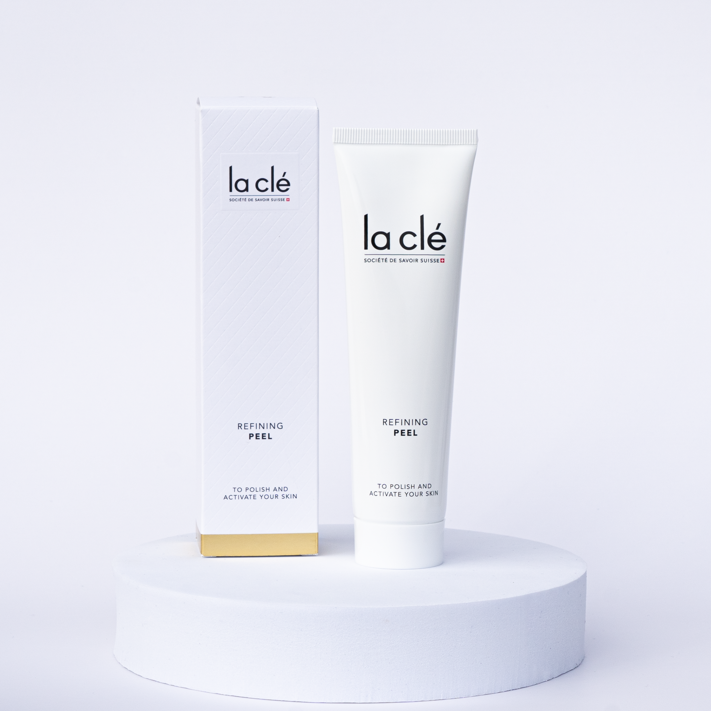Refining Peel Natur Kosmetik Front Product und verpackung