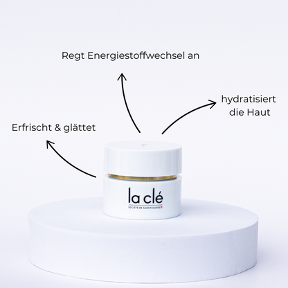 Moisturizing Cream Natur Kosmetik Front Produkt mit Keywords